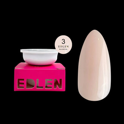 Edlen Builder Gel №03 Επαναγέμιση "Nude" Φυσικό Μπεζ 30ml