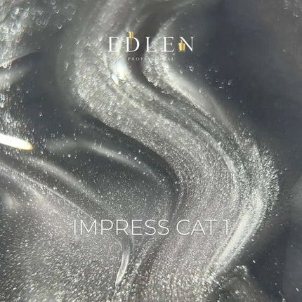 Edlen Cat Eye Impress №1 Ασημί 9ml