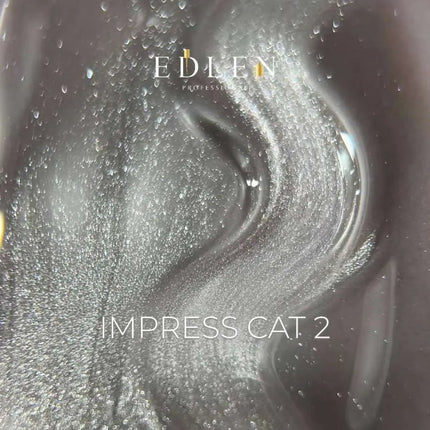 Edlen Cat Eye Impress Νο 2 Platinum 9ml