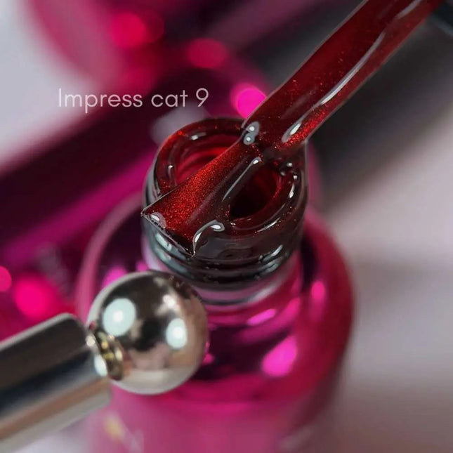 Edlen Cat Eye Impress №9 Red 9ml