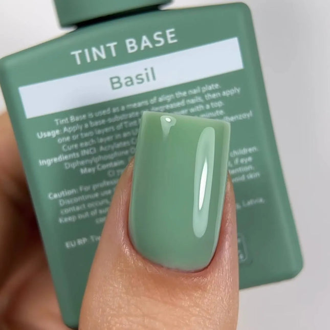 Βάση Χρώματος Cover Tint Base Βασιλικός "Γκρι Πράσινο" 15 ml HEYLOVE