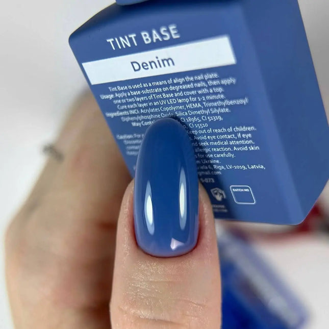 Παλτό βάσης Cover Tint Base Χρώμα Denim "Jeans" 15 ml HEYLOVE