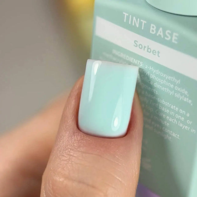 Κάλυψη Tint Base Χρώμα Sorbet "Light mint" 15 ml HEYLOVE