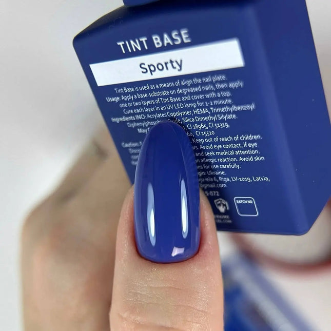Παλτό βάσης Cover Tint Base Χρώμα Sporty "Blue" 15 ml HEYLOVE