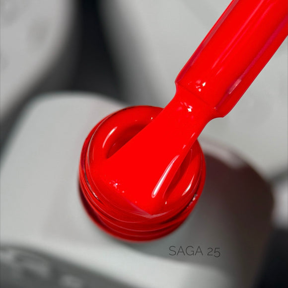 Βερνίκι Gel Saga 25 Bright Red 10 ml