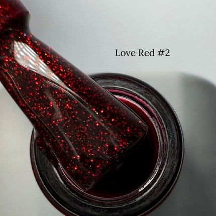 Βερνίκι Gel Saga Love Red 2 Shimmer 10 ml