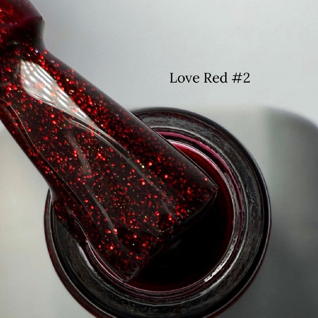 Βερνίκι Gel Saga Love Red 2 Shimmer 10 ml