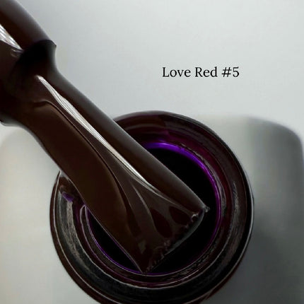 Βερνίκι Gel Saga Love Red 5 Eggplant 10 ml