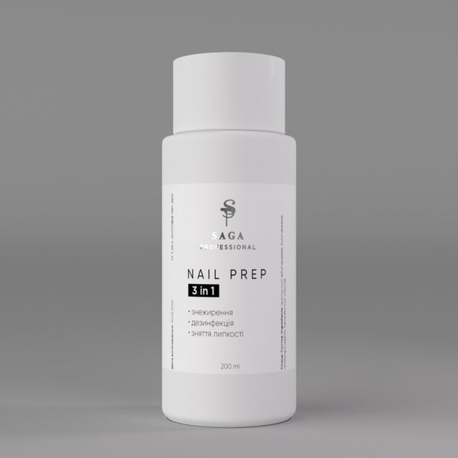 Προετοιμασία νυχιών 3σε1 200 ml Saga Professional