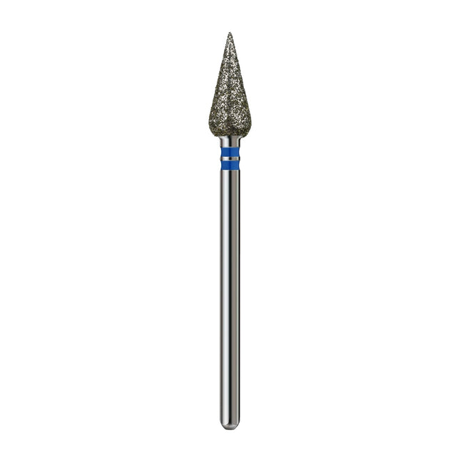 Premium Διαμαντένιο τρυπάνι καρφώματος “DROP” 4.0 mm Μπλε Profmanicure Freza
