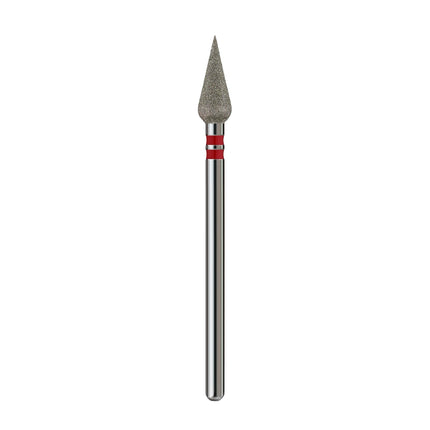 Premium Διαμαντένιο τρυπάνι καρφώματος “DROP” 4.0 mm Κόκκινο Profmanicure Freza