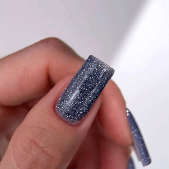 Luna Lurex Παλτό βάσης №15 Μπλε Γκρι 13ml