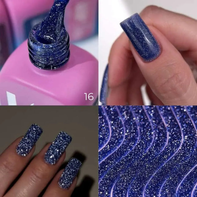 Luna Lurex Παλτό βάσης №16 Μπλε 13ml
