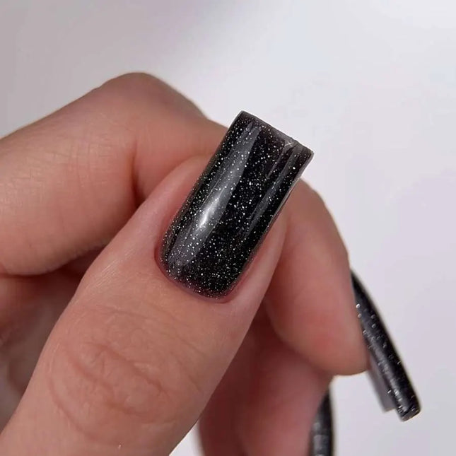 Luna Lurex Παλτό βάσης №01 Μαύρο 13ml
