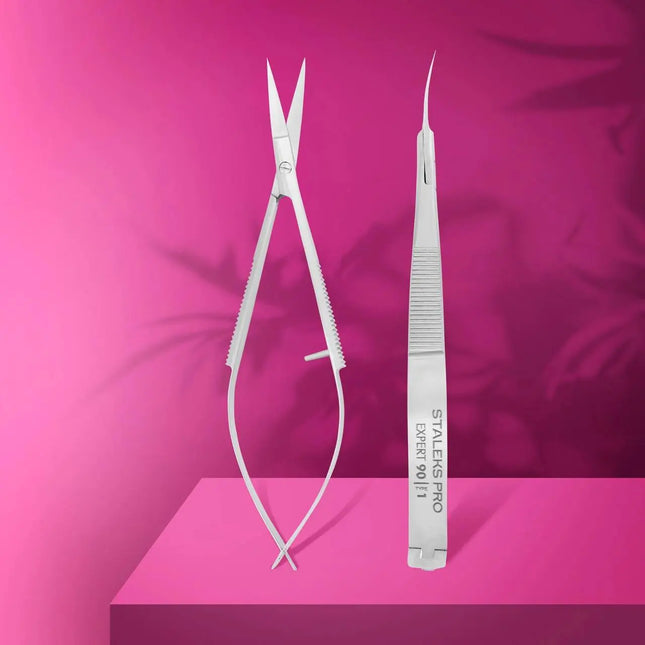 Ψαλιδάκι για τα πετσάκια Staleks Micro Cuticle Scissors Expert 90 Type 1 (τσιμπιδάκι)