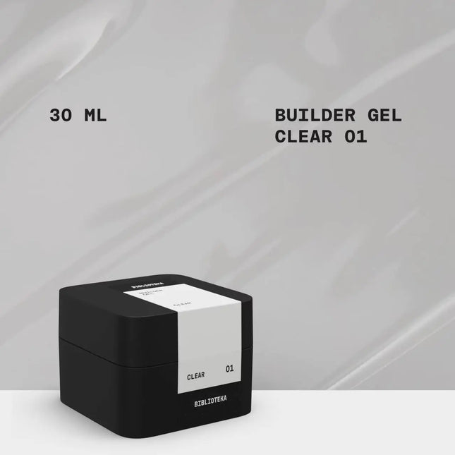 BIBLIOTEKA Builder Gel №01 Διαυγές 30ml