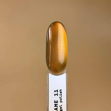 BIBLIOTEKA Κατά Ματιού Τζελ Βερνίκι №11 Φλόγα 10ml - Χάλκινο πορτοκαλί