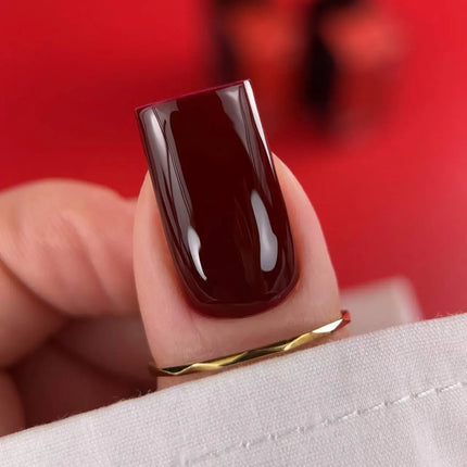 BIBLIOTEKA Βερνίκι Gel №046 Rosso 10ml - Σκούρο κόκκινο χρώμα