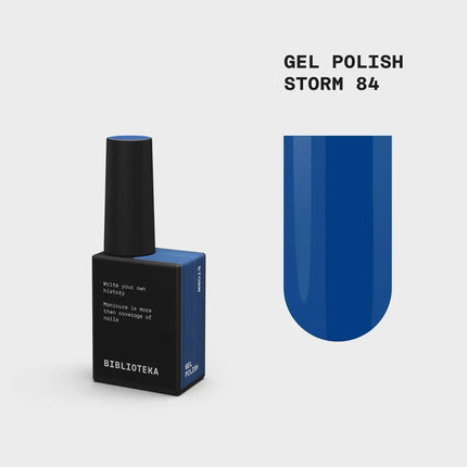 BIBLIOTEKA Βερνίκι τζελ №084 Storm 10ml - Απαλό μπλε