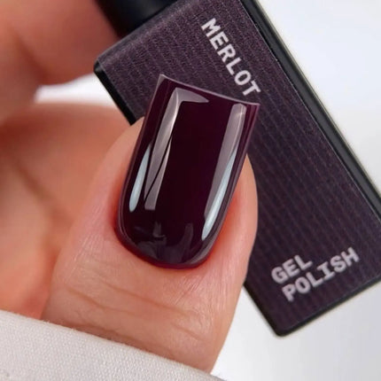 BIBLIOTEKA Βερνίκι τζελ №085 Merlot 10ml - Ruby