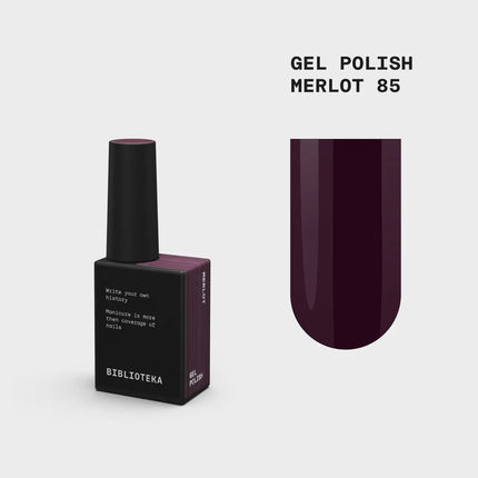 BIBLIOTEKA Βερνίκι τζελ №085 Merlot 10ml - Ruby