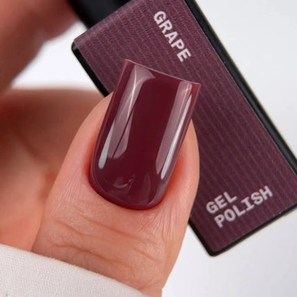 BIBLIOTEKA Βερνίκι gel №086 Grape 10ml - Απαλό μπορντό