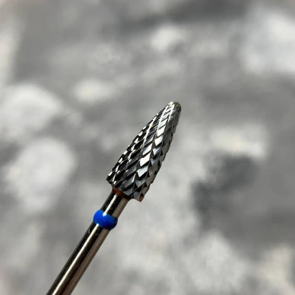 Carbide Nail Drill Bit "Corn” 5mm Blue H707mK Nisima