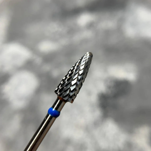 Carbide Nail Drill Bit "Corn” 5mm Blue H707mK Nisima