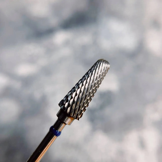 Carbide Nail Drill Bit "Frustum” 6mm Blue L704mK Nisima (for Left-Handers)