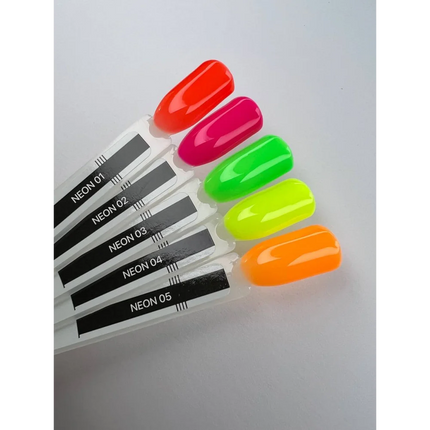 Color Rubber Base Gel Neon №1 7 ml. Kodi Professional - Color Base