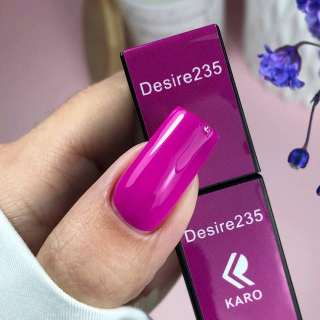 Βερνίκι Gel Desire 230 Safety orange 8ml KARO