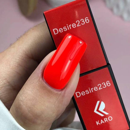 Βερνίκι Gel Desire 230 Safety orange 8ml KARO