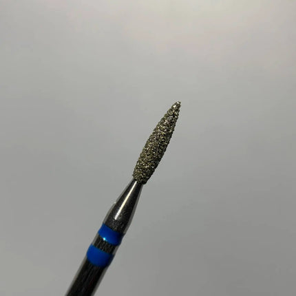 Diamond nail drill bit “Flame” 1.8mm Blue Premium
