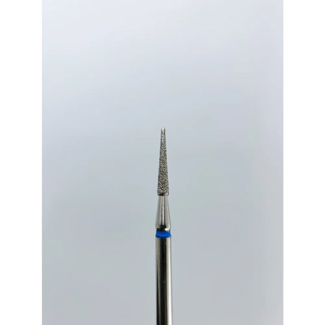 Diamond nail drill bit “Needle” 1.5*10 mm Blue - Diamond nail drill bits