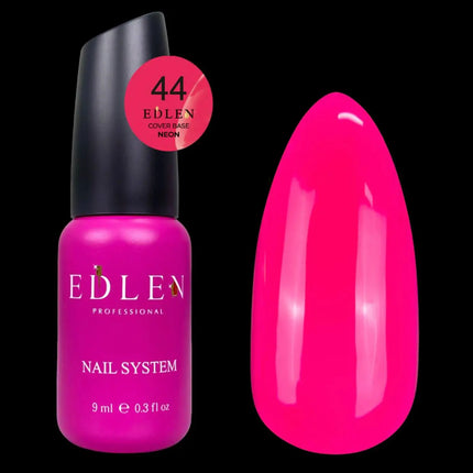 Edlen Παλτό βάσης Neon №44 Κόκκινο Ροζ 9ml