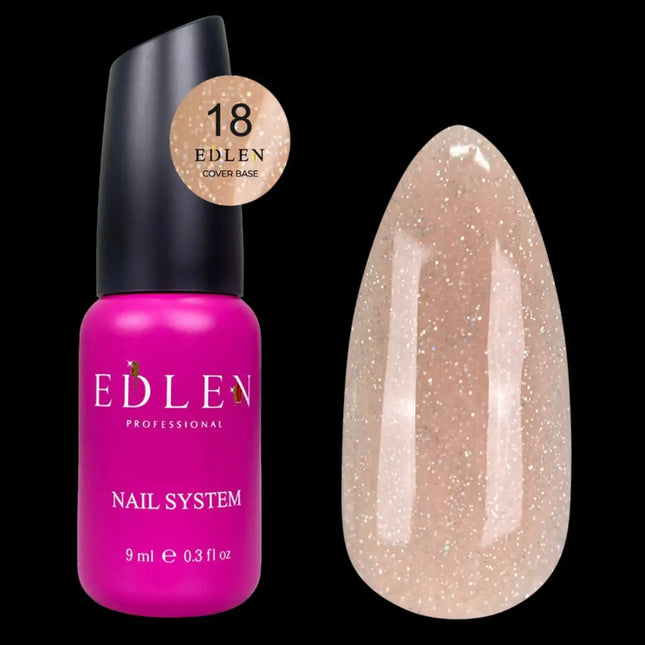 Παλτό βάσης Edlen Cover Hologram №18 Μπεζ με ολογραφική λάμψη 9ml
