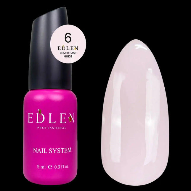 Edlen Παλτό βάσης Nude №06 Milky Ροζ 9ml