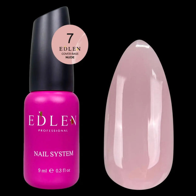 Edlen Παλτό βάσης Nude №07 Powder Pink 9ml