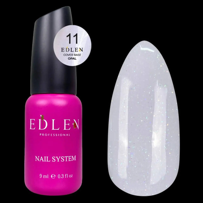 Παλτό βάσης Edlen Cover Opal №11 Milky με λάμψη 9ml