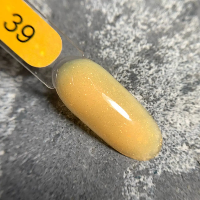 Παλτό βάσης Edlen Cover Pixie №39 Ζεστό Κίτρινο με γκλίτερ 9ml