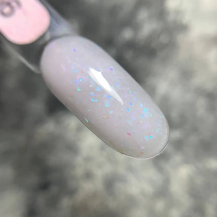 Edlen Παλτό βάσης Shimmer №66 Milky Ροζ με μπλε μωβ φύλλο 9ml