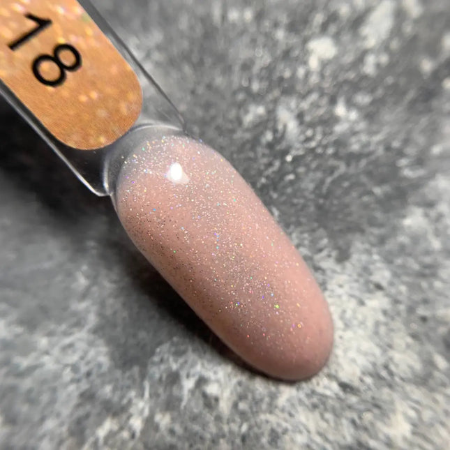 Παλτό βάσης Edlen Cover Hologram №18 Μπεζ με ολογραφική λάμψη 9ml