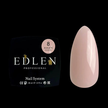 Edlen Builder Gel №08 «Γυμνό» Ανοιχτό Μπεζ 30ml