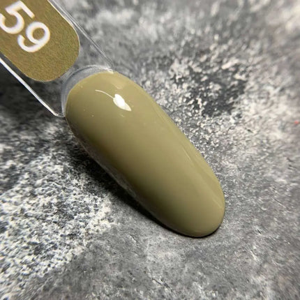 Βερνίκι τζελ Edlen, χρώμα Νο 59, λαδί πράσινο, 9ml