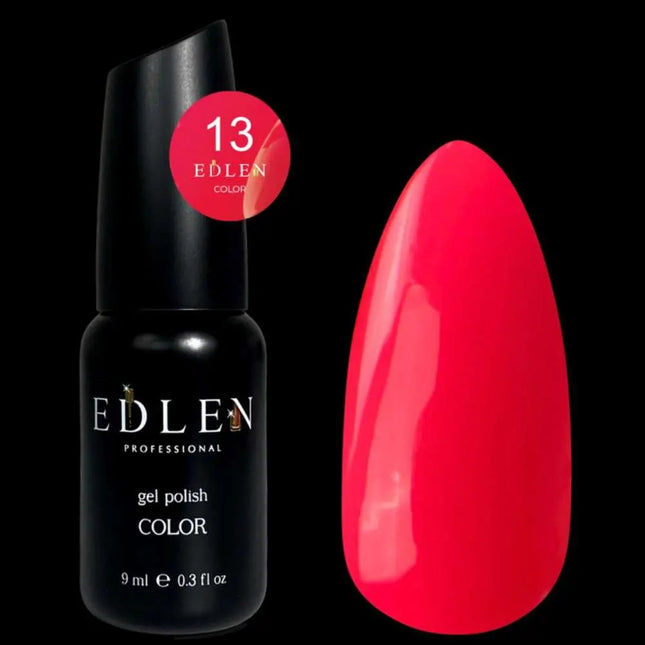 Βερνίκι τζελ Edlen χρώμα №13 Νέον Ροζ 9ml