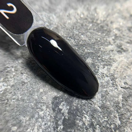 Βερνίκι τζελ νυχιών Edlen, χρώμα №02 Μαύρο, 9ml