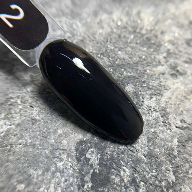 Βερνίκι τζελ νυχιών Edlen, χρώμα №02 Μαύρο, 9ml