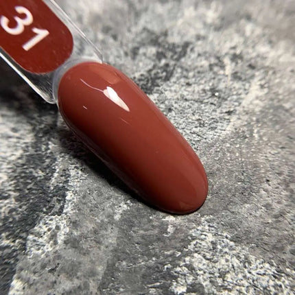 Βερνίκι τζελ νυχιών Edlen, χρώμα №31 καφέ, 9ml
