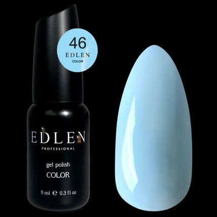 Edlen Ημιμόνιμο Βερνίκι Νυχιών Χρώμα №46 Milky Μπλε 9ml