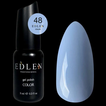 Βερνίκι τζελ Edlen χρώμα №48 Ανοιχτό Μπλε 9ml
